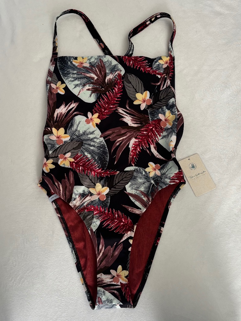 Body Glove Tatiana Weston Webb One Piece Swimsuit Electra Spice Women Size S Nwt